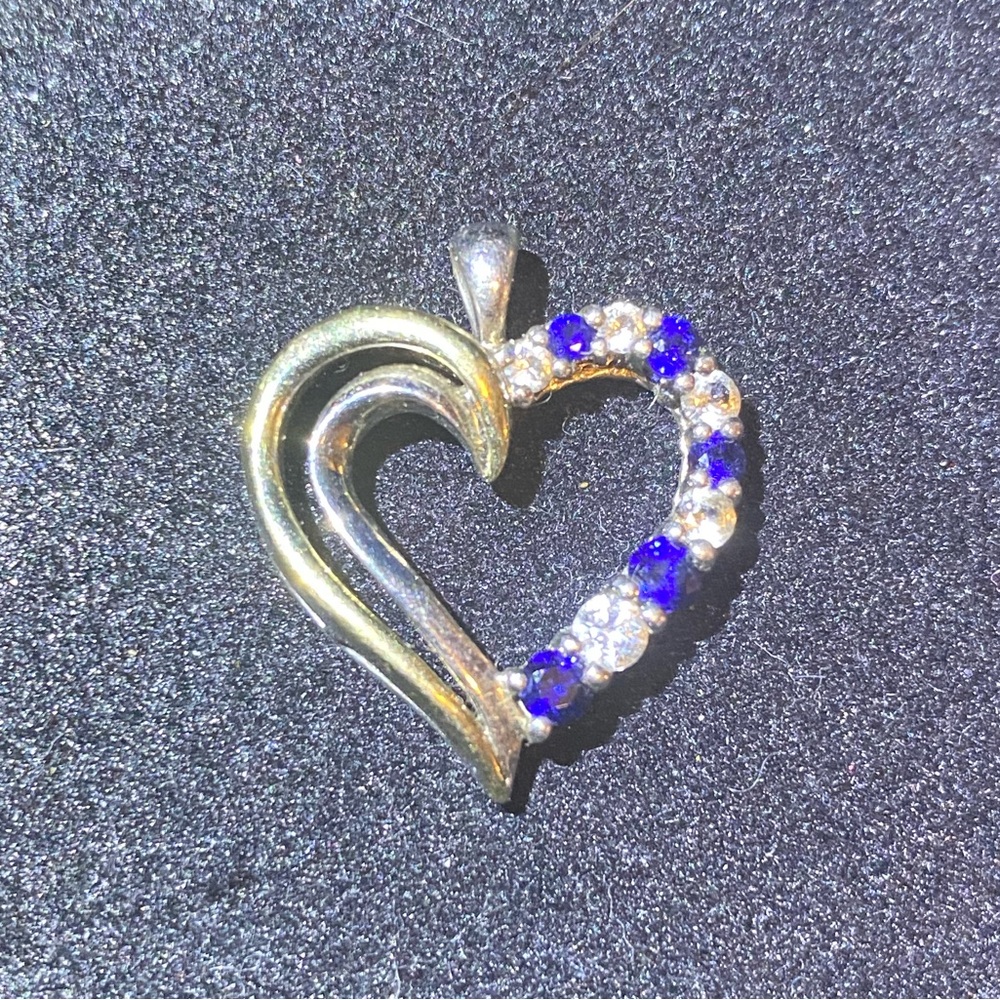 Heart diamond necklace pendant